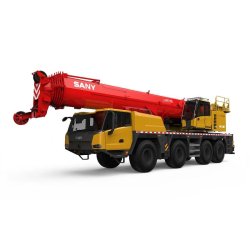 Grue mobile routière SAC1200E - capacité de levage 120 t - flèche 66 m - double moteur - télécommande sans fil