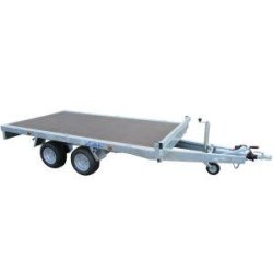 Plateau nu Lider 306x170 cm - 1500 kg PTC - 2 essieux - roues dessous