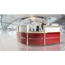 Banque d'accueil Edito Arféo - design moderne et configurations multiples