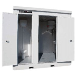 Bungalow de chantier sanitaire - 1 WC - 1 douche