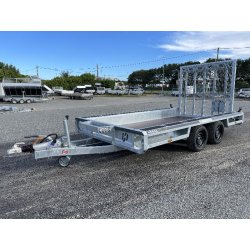 Remorque porte-engins HENRA - type MT 350x190 - PTAC 3500Kg - Référence MT3519-35-2