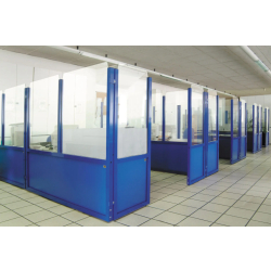 Séparateur modulaire pour espaces de travail - cm 100×170(h) ou cm 150×170(h) - Modèle Roma
