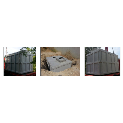 Cuve béton 15000 litres - Stockage d'eau de pluie - Rectangulaire et résistante