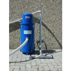 Aspirateur pneumatique industriel Ghibli - éjecteur Venturi silencieux - réservoir 50L - aspiration abrasifs et fragments humides