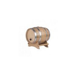Fb10 fût en chêne pour Bag in Box 10L - tonneaux en bois - Allary - savoir-faire artisanal avec cerclage galvanisé
