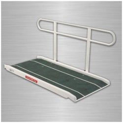 Rampe d'accès standard 183 ou 244 cm avec main courante pliable - AK 25054