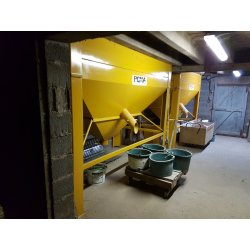 Silo de stockage intérieur sur mesure pour les céréales, la farine et les granulés bois - PCMA