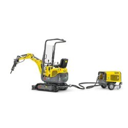 Pelle sur chenille 803 Dual Power - Wacker Neuson - Double alimentation diesel et électro-hydraulique