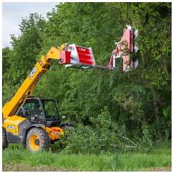 Lamier Woodking Duo 3 lames - Fliegl - Tête de scie 3 disques Ø 700 mm - Hauteur de coupe 2,10 m - Ø de coupe jusqu'à 280 mm
