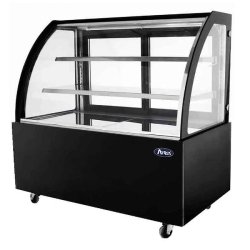 Vitrine réfrigérée semi-bombée noire - disponible en 900 mm, 1200 mm, 1500 mm, 1800 mm - Référence WDG156DB