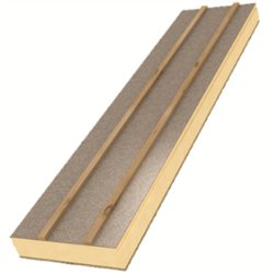 Panneau sandwich autoportant 3 en 1 pour toiture - Ép. 130 mm - USYSTEM ROOF SW GYP de Unilin
