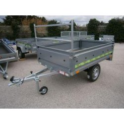 Remorque utilitaire Nordika 205 - 1 essieu - 500 kg PTC - 194x130x40 cm - caisse basculante