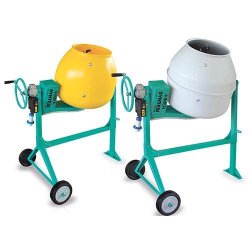 Bétonnière électrique monophasé 138 litres S 140 avec cuve en plastique - IMER - 01015601