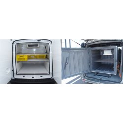 Véhicule frigorifique à cellule intégrée pour le transport de repas, carcasse ou échantillons de laboratoire - Carrosserie Artières