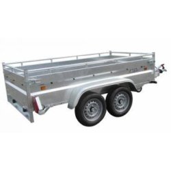 Remorque utilitaire 253x134x50 cm - 2 essieux - Robust - 1500 kg PTC