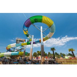 Toboggan aquatique : black hole et rafting slide