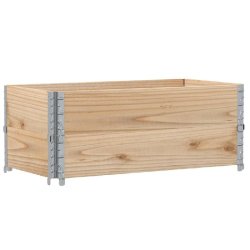 Helloshop26 - Jardinière bac lit surélevé plantes fleurs terrasse jardin 100 x 50 cm bois de pin massif marron 02_0037279 02_0037279 - marron méta