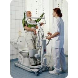 Lève-personne mobile confortable pour lever les patients de tailles différentes - liko france - sabina ii