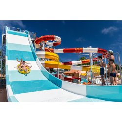 Toboggan aquatique : wave slide aquatubes multislide compact slide