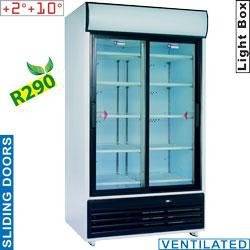 Vitrine réfrigérée à boissons - Double portes coulissantes - 835 litres - Drink-110S/R2
