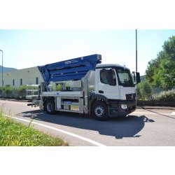 Zed 32 JHV camion nacelle - CTE - 31,6 m - Double pantographe, bras télescopiques et système S3 Smart Stability