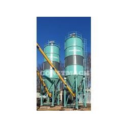 Silo à ciment CS-100 - CONSTMACH - capacité 100 tonnes - version boulonnée ou soudée