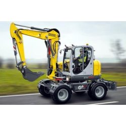 Mini-pelle à pneus - 6.5 tonnes ou 11 tonnes