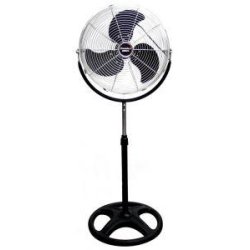 Brasseur d'air sur pied - 70 W - Ø46 cm - Débit 6700 m³/h - 3 vitesses - Tout métal