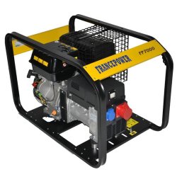 Groupe électrogène de chantier triphasé 6 kVA FP 7000 T GR sans AVR avec grand réservoir - FRANCEPOWER - 00324
