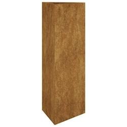 Helloshop26 - Jardinière bac lit surélevé plantes fleurs terrasse jardin 30 x 26 x 75 cm acier corten marron 02_0037481 02_0037481 - marron métal