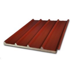 Panneaux sandwich de couverture - Petrus Watersilo S - mousse polyuréthane épaisseur 40 mm - toiture isolante pour bâtiments agricoles et garages