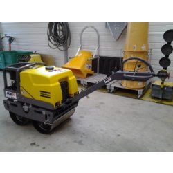Rouleau compresseur Timon 65 - Duplex à guidage manuel pour travaux de terrassement et compactage