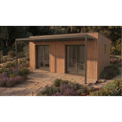 Studio  de  jardin isolé en container/T3 - 42 m2