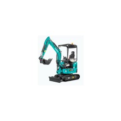 Mini-pelle à canopy à 4 montants - SUNWARD SWE 18UF - Compacte pour espaces exigus avec châssis sans déport arrière