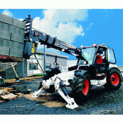 Mini-pelle sur chenilles télescopiques T35120 - bras compact et moteur TIER II