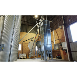 Silo de stockage modulaire carré Agrosilo - matériaux secs (aliments, céréales, tourteaux, granulés) - Densité max. 780kg/m3 - SKIOLD