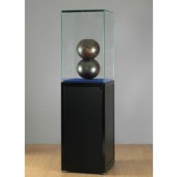 Vs1 180 u vitrine cloche sur socle l 500 p 500 h 1800 mm
