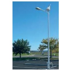 Lampadaire urbain solaire Monza - LED - 24W - Aluminium moulé IP66 - Panneau monocristallin 90Wc