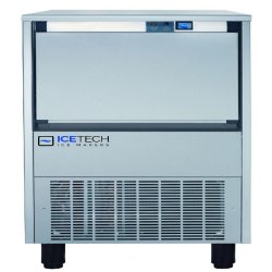 Machine à glace granulée 74 kg. Stockage 20 kg. Corps en acier inoxydable AISI 304. Condensation à l'air ou à l'eau. Modèle ICETECH CD55 - 2362
