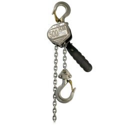 Mini palan manuel à levier en aluminium - chaîne zinguée - capacité de 0,25 t à 3 t - modèle 53/07A