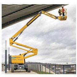 Nacelle articulée électrique - Hauteur de travail 20,76 m - Utilisation pour enseignes, élagage, décorations de Noël - Disponible en location
