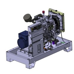 K33c3 Groupe électrogène industriel - SDMO - 400/230V - Moteur KOHLER KDI - Régulation mécanique