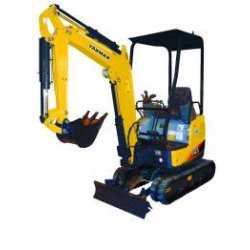 Mini-pelle Yanmar ViO 17 - 1T7 - Moteur Diesel 3 cylindres - Châssis variable