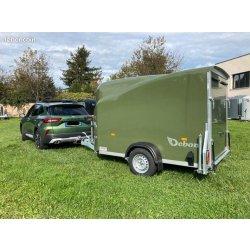 Remorque Fourgon - Cargo Polyester Vert - 1300 DEBON