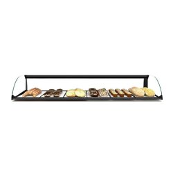 Vitrine neutre à poser SIMPLY - 1 niveau - 1190 mm - Verre trempé | Sayl Barcelona