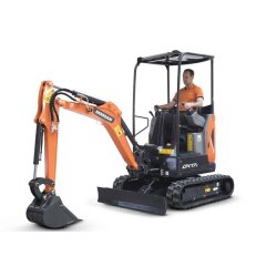 Mini-pelle 1,74T - Doosan DX17Z - compacte et performante