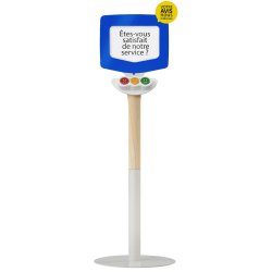 Borne smiley opinyon - 100% autonome (sans fil)