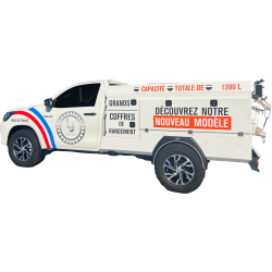 Hydrocureur combiné 4x4 compact et puissant pour l'assainissement, le débouchage et le nettoyage des réseaux d'égouts - Débit de 90 L/min à 175 bars, de 37 L/min à 400 bars