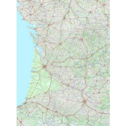 Carte nouvelle aquitaine michelin