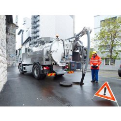Citycycler - Hydrocureur Kaiser - Recyclage d'eau, débit 220 l/min, max. 200 bar, dimensions compactes